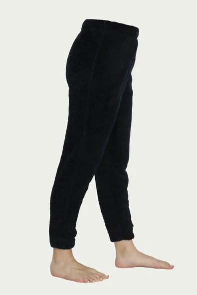 Cepsiz Lüx Pofuduk Polar Kışlık Pijama Altı cepsizpof - 3