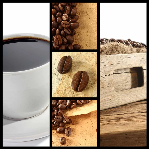 Kahve Temalı Cafe Duvar Kağıdı Baskı - 5