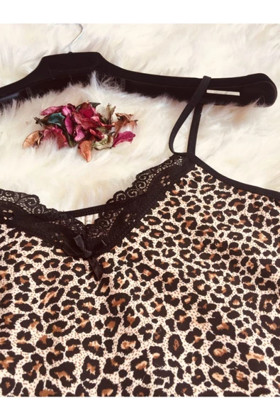 Kadın Dantelli Atlet Külot Slip Takım - 2