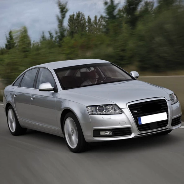 Audi A6 2009-2011 Ön Tampon Altı Spoyler Plastik Koruma - 2