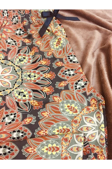 Cepsiz Viskon Yazlık Kadın Pijama Altı V4 - 2