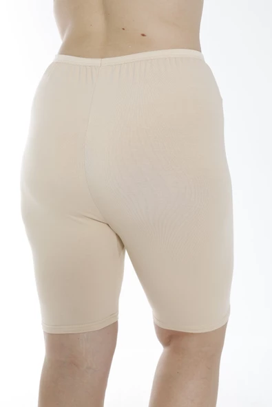 Battal Diz üstü Etek Altı Kısa Kadın Tayt 5081 - 5