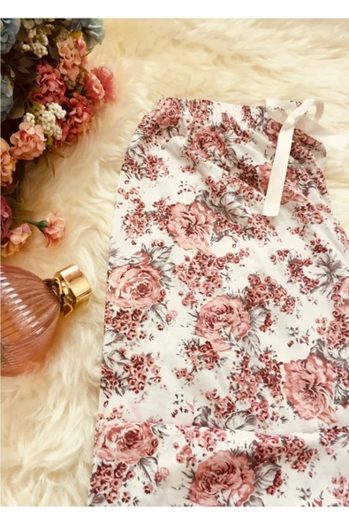 Cepsiz Pamuklu Yazlık Kadın Pijama Altı B11 - 2