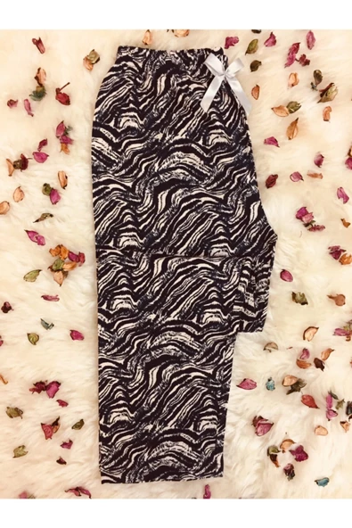 Cepsiz Viskon Yazlık Kadın Pijama Altı