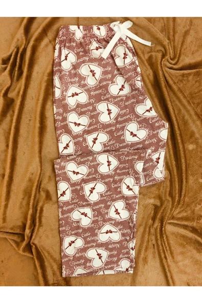 Cepsiz Pamuklu Yazlık Kadın Pijama Altı B5