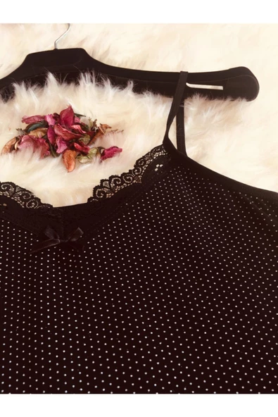 Kadın Dantelli Atlet Külot Slip Takım - 2