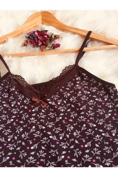 Kadın Dantelli Atlet Külot Slip Takım - 2