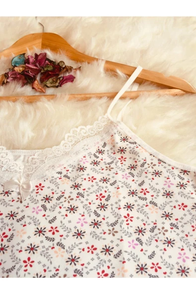 Kadın Dantelli Atlet Külot Slip Takım - 2