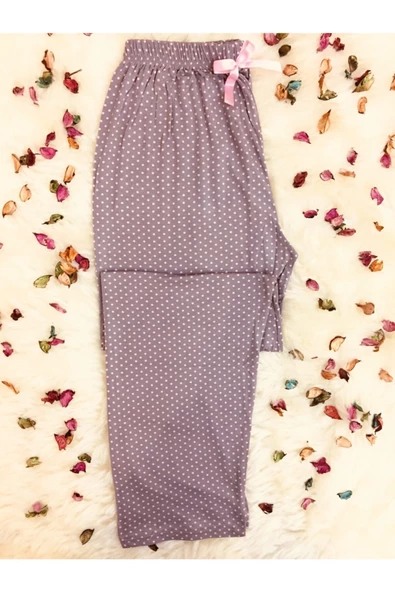 Cepsiz Viskon Yazlık Kadın Pijama Altı