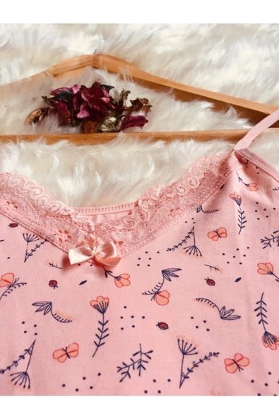 Kadın Dantelli Atlet Külot Slip Takım - 2