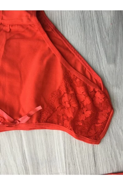 Lilitime 523 Dantelli Kadın Külot Atlet Takım - 4