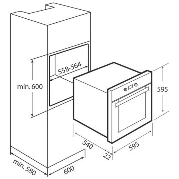 Teka Siyah Ankastre Set ( ATV 60 BK- HAK 625 BK- IT 6450 ) - 5
