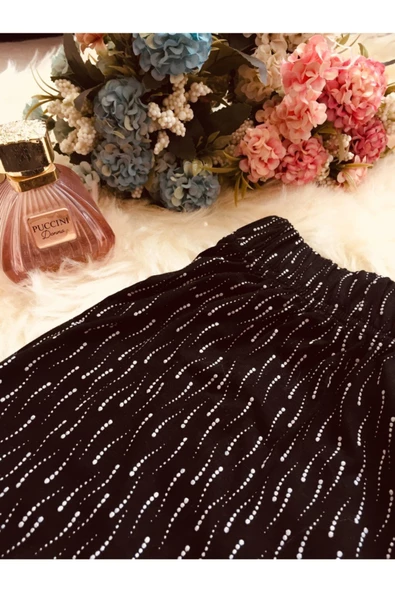 Lüx Cepli Viskon Kadın Kapri & Bermuda K1 - 2