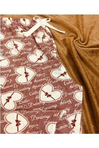 Büyük Beden Cepsiz Yazlık Kadın Pijama Altı B5 - 2