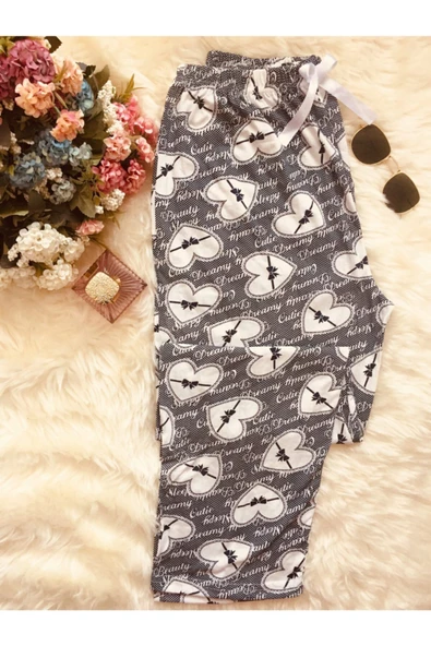 Cepsiz Yazlık Kadın Pijama Altı B9