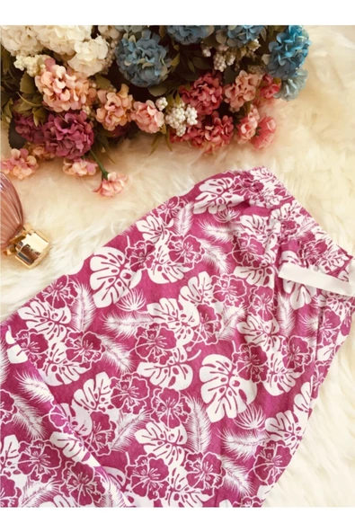Cepsiz Pamuklu Yazlık Kadın Pijama Altı B13 - 2