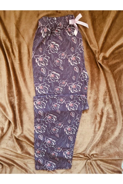 Cepsiz Viskon Yazlık Kadın Pijama Altı V44