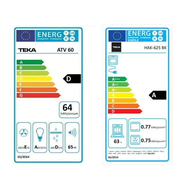 Teka Siyah Ankastre Set ( ATV 60 BK- HAK 625 BK- IT 6450 ) - 8