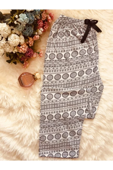 Cepsiz Pamuklu Yazlık Kadın Pijama Altı B10