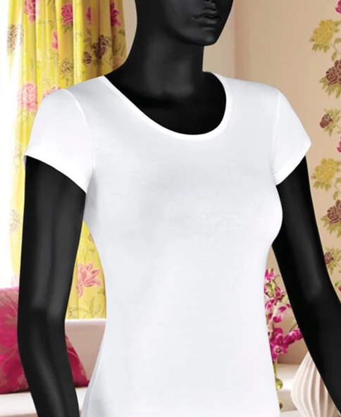 2'li Yarım Kol Siyah Kadın Atlet 516 - 2