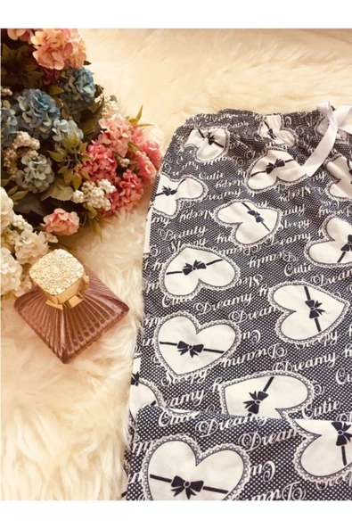 Cepsiz Yazlık Kadın Pijama Altı B9 - 2