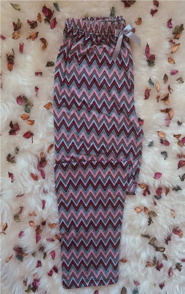 Cepsiz Viskon Yazlık Kadın Pijama Altı V35