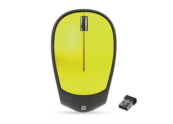 Mouse Kablosuz 3D Optik Süper Sessiz Alkalin Pilli Everest SM-340 Yeşil