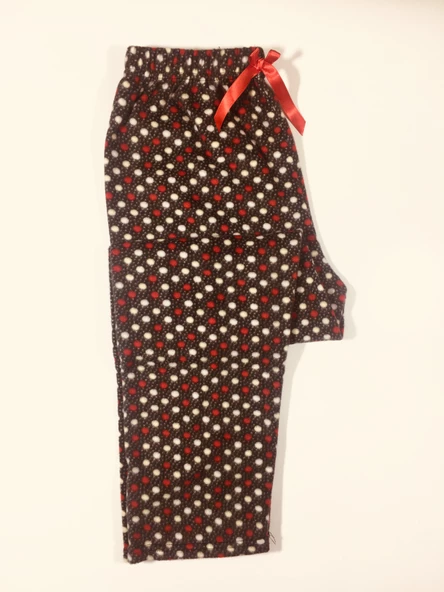 Cepsiz Kışlık Polar Kadın Pijama Altı Tek Alt je15 - 5