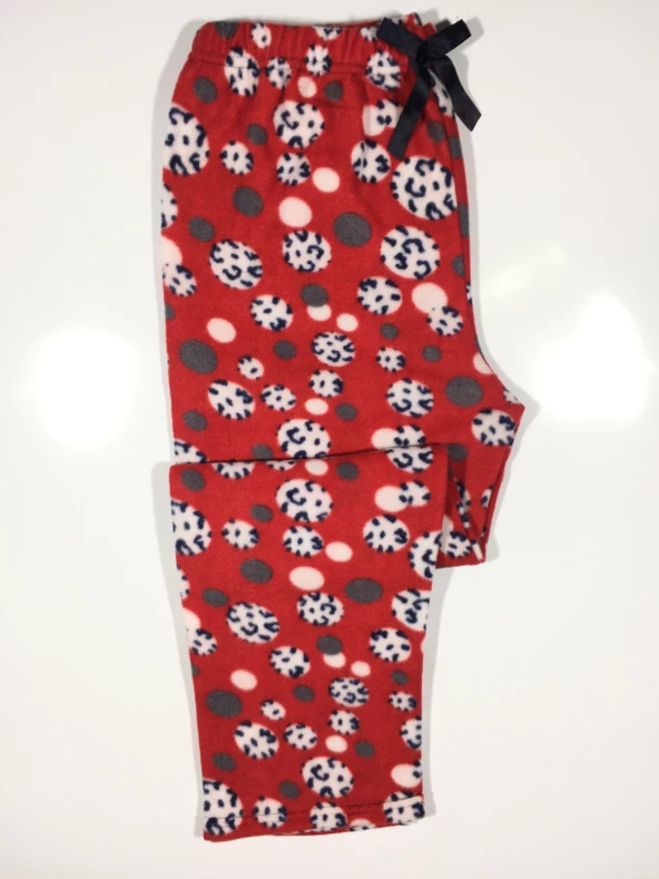 Cepsiz Kışlık Polar Kadın Pijama Altı Tek Alt je18 - 8