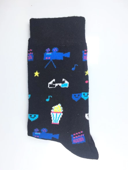 2 Çift Sineme Stil Parfümlü Soket Kadın Çorap 2cine - 3