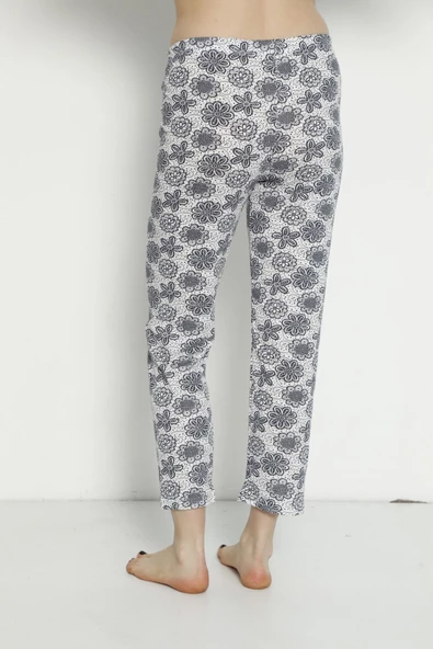 Cepsiz Yazlık Kadın Pijama Altı B22 - 4