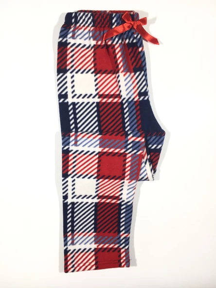 Cepsiz Kışlık Polar Kadın Pijama Altı - 9