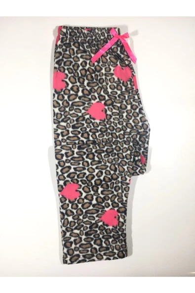 Cepsiz Kışlık Polar Kadın Pijama Altı