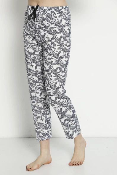 Cepsiz Yazlık Kadın Pijama Altı B24 - 4