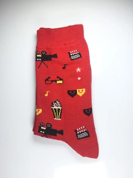 6 Çift CineMaxi Özel Kombin Parfümlü Kadın Soket Çorap 6cine - 3