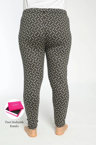 Büyük Beden Cepli Viskon Yazlık Pijama Altı y6 - 2