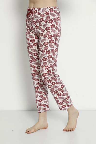 Cepsiz Yazlık Kadın Pijama Altı B23 - 4