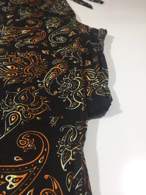 Nefes Alan Özel Likralı Viskon Cepli Kadın Pijama Altı - 2