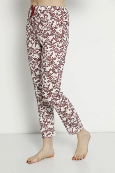 Cepsiz Yazlık Kadın Pijama Altı B25 - 4