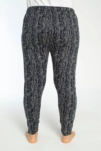 Büyük Beden Cepli Viskon Yazlık Kadın Pijama Altı Tek Alt y17 - 2