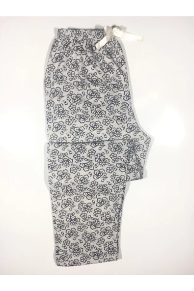 Pamuklu Cepsiz Kışlık Kadın Pijama Altı pmk11