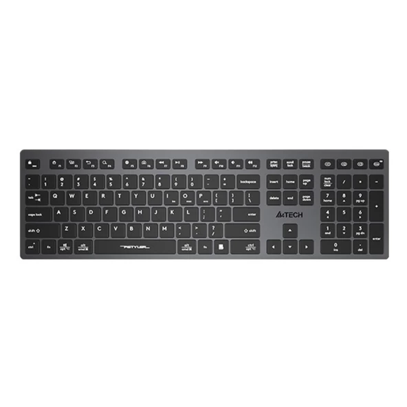 A4-TECH FBX50C BLUETOOTH Q SARJLI KLAVYE GRI
