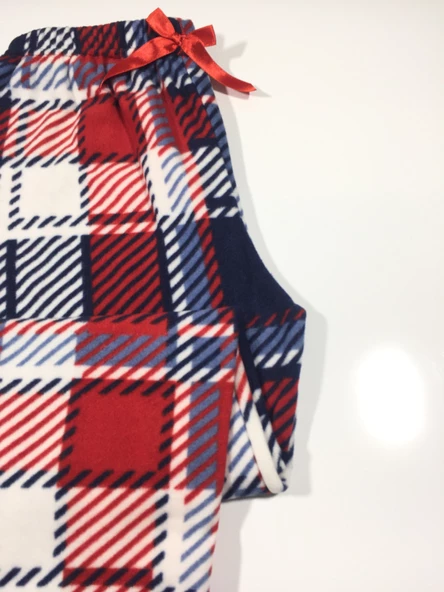 Cepsiz Kışlık Polar Kadın Pijama Altı - 10