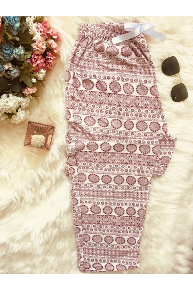 Cepsiz Pamuklu Yazlık Kadın Pijama Altı B16