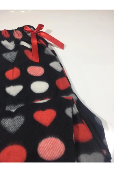 Cepsiz Kışlık Polar Kadın Pijama Altı - 2