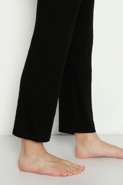 Cepsiz Viskon Yazlık Kadın Pijama Altı V45 - 3
