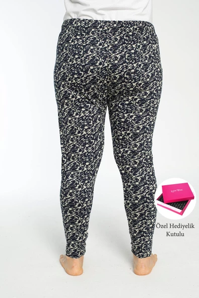 Büyük Beden Cepli Viskon Yazlık Pijama Altı y7 - 2