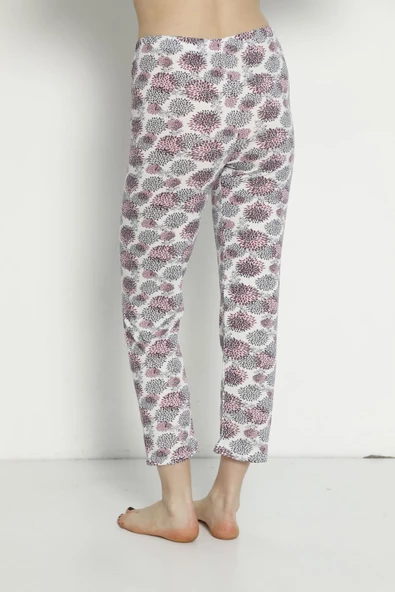 Pamuklu Yazlık Cepsiz Kadın Pijama Altı B26 - 7