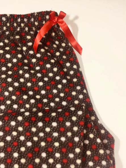 Cepsiz Kışlık Polar Kadın Pijama Altı Tek Alt je15 - 6