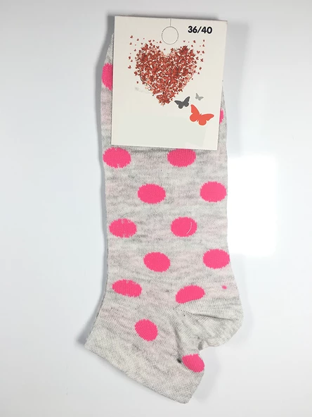 12 Çift Kadın Patik Çorap 5pat - 3